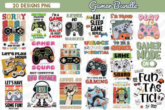 Download Gamer Sublimation Bundle - Premium Resources