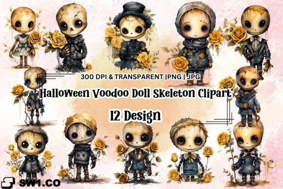 Download Halloween Voodoo Doll Rose Sublimation - Voodoo doll Collection